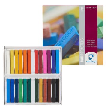 Van Gogh Kare Pastel 24 Renk Set