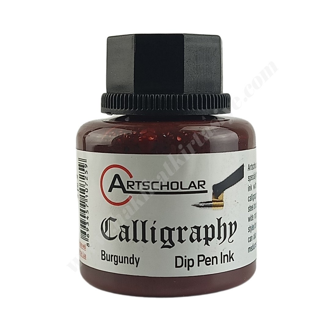 Artscholar Kaligrafi Mürekkebi 35ml Burgundy Bordo