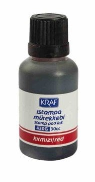 Kraf 430G Istampa Mürekkebi 30cc Kırmızı