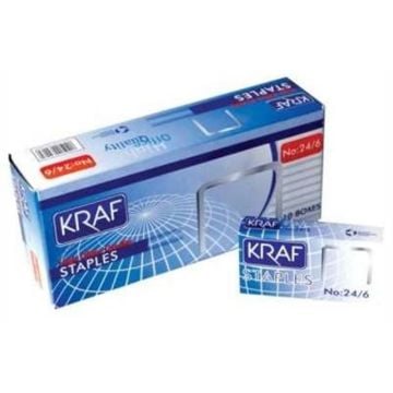 Kraf Zımba Teli 24/6 Sarı 1000li 255G