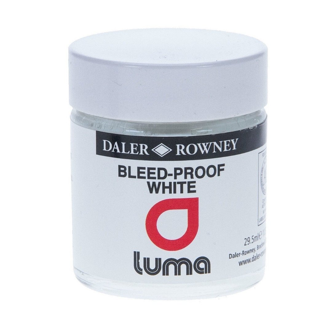 Daler Rowney Luma Bleed Proof Kaligrafi Mürekkebi 29.5ml White Beyaz