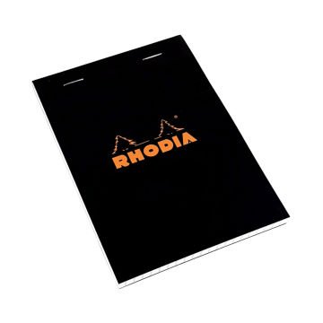 Rhodia Bloknot A6 Siyah 80gr Kareli 80yp