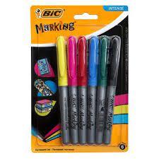 Bic Marking Color Permanent Marker 6 lı
