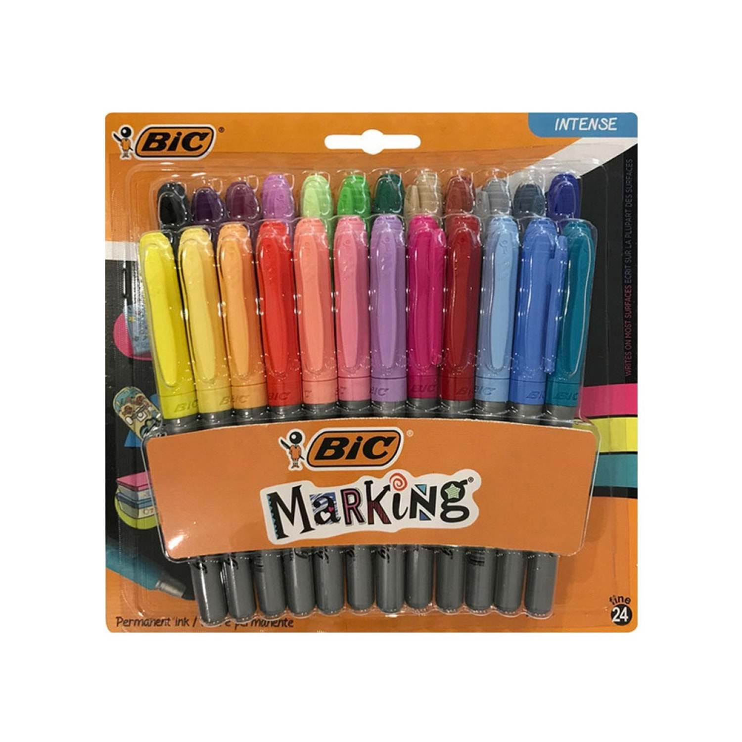 Bic Marking Color Permanent Marker 24 Lü