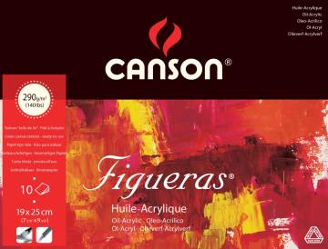 Canson Figueras Yapışkanlı Blok 19x25cm 290gr 10 Yaprak