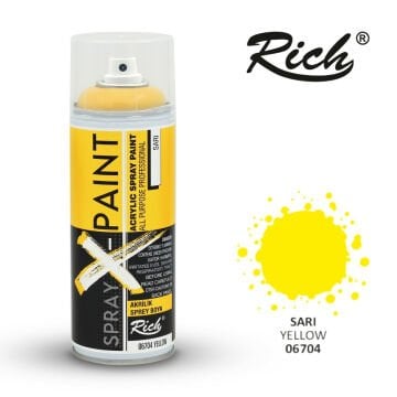 Rich X Paint Sprey Boya 400ml 06704 Sarı