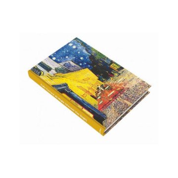 Deffter Sert Kapaklı 14x20cm 96 Sayfa Çizgili Art Of Word - Van Gogh Coffee Terrace