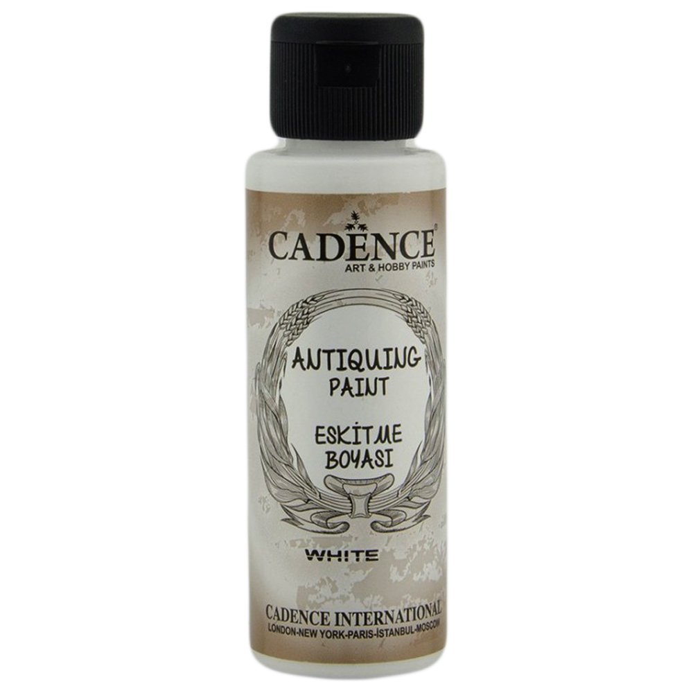 Cadence Antique Paint Eskitme Boyası 70ml 309 Beyaz