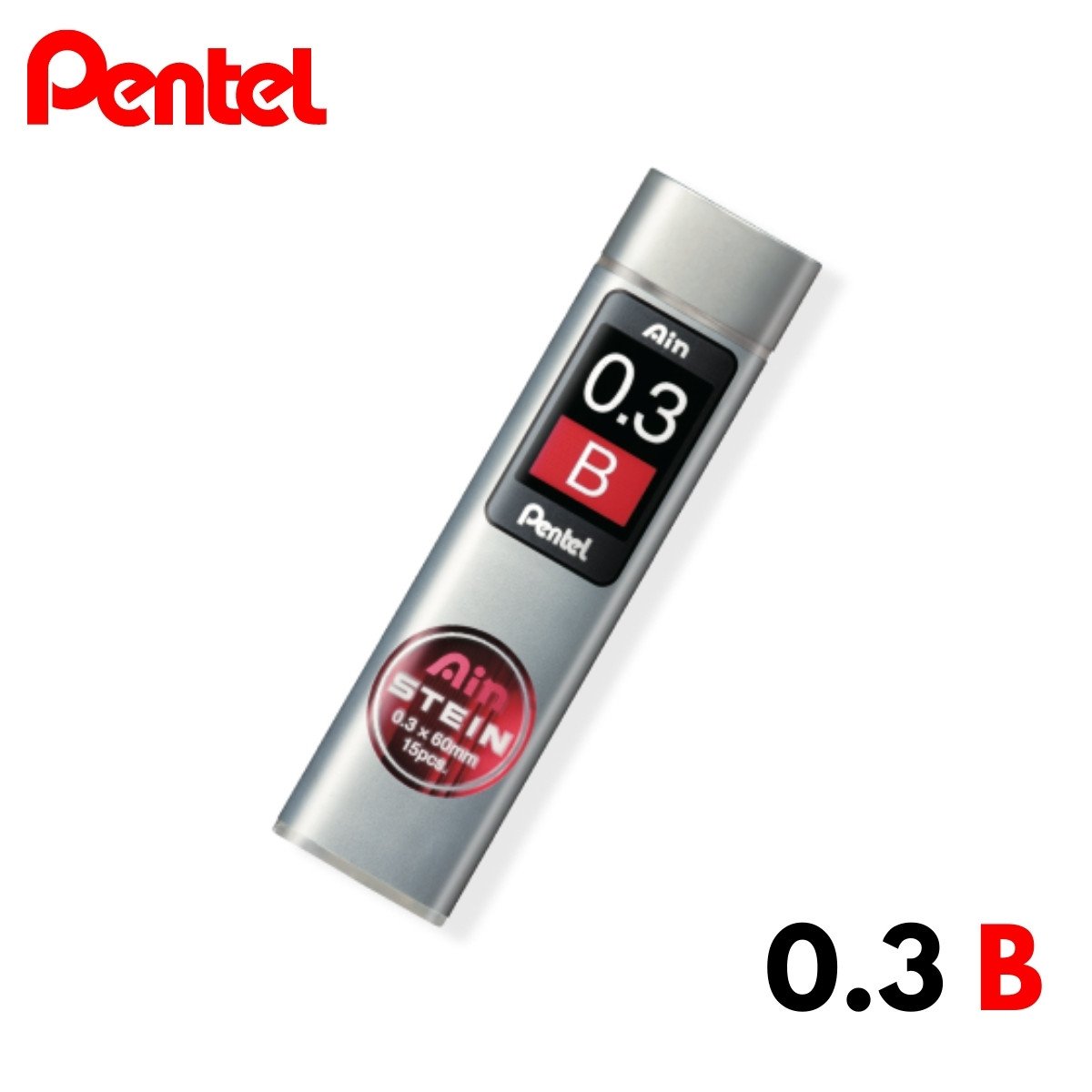 Pentel Ain Stein Kalem Ucu Hi-Polymer 0,3mm B 15 Adetlik Tüp