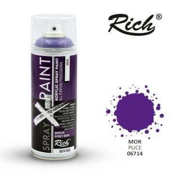 Rich X Paint Sprey Boya 400ml 06714 Mor