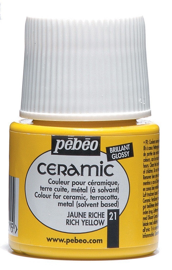 Pebeo Ceramic Seramik Boyası 45ml 21 Rich Yellow