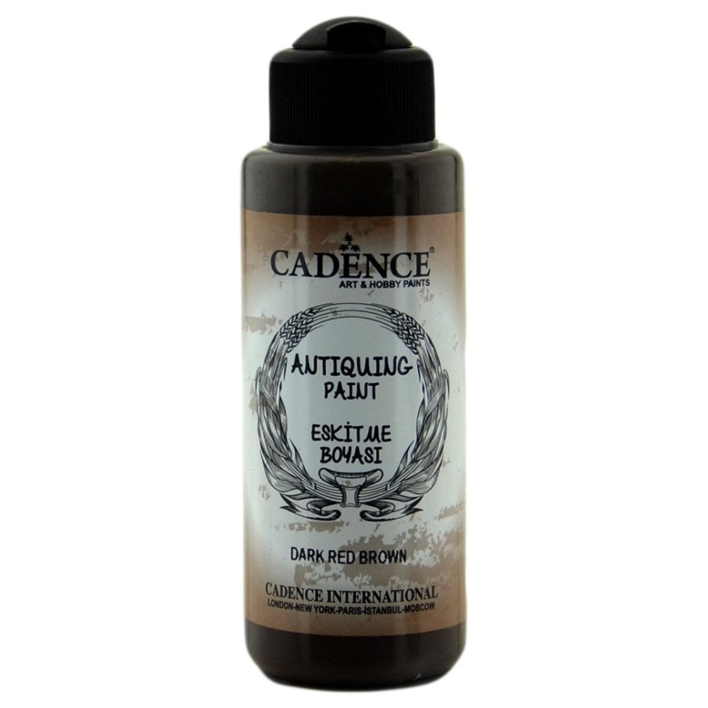 Cadence Antique Paint Eskitme Boyası 120ml 306 Kızıl Kahve