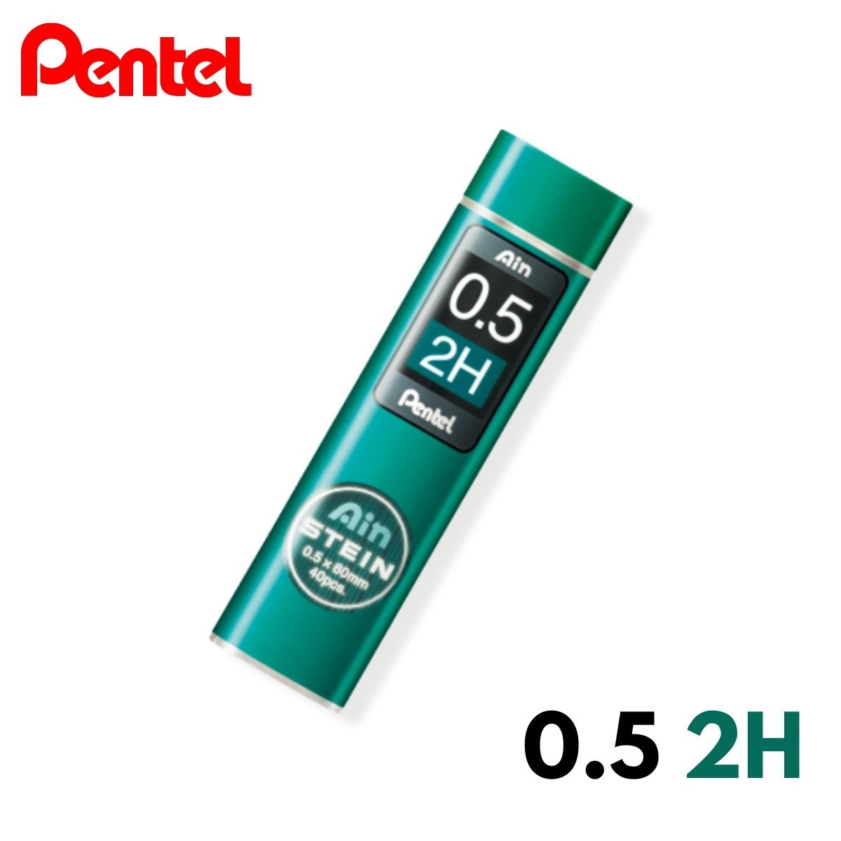 Pentel Ain Stein Kalem Ucu Hi-Polymer 0,5mm 2H 40 Adetlik Tüp