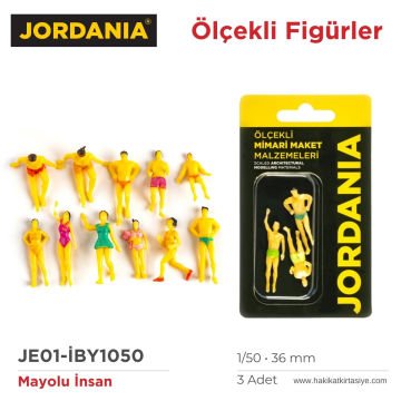 Jordania Maket İnsan Mayolu Figürü 1/50 36mm 3lü
