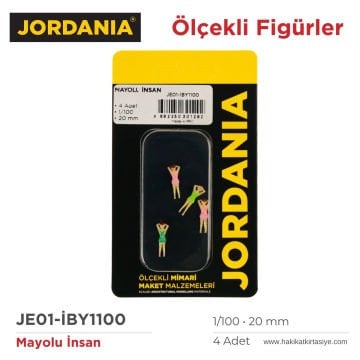 Jordania Maket İnsan Mayolu Figürü 1/100 20mm 4lü