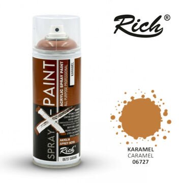 Rich X Paint Sprey Boya 400ml 06727 Karamel