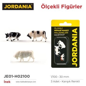 Jordania Maket İnek Figürü 1/100 30mm 3lü