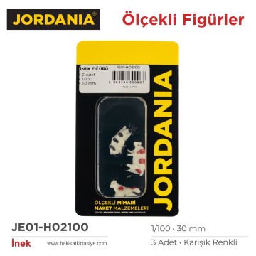 Jordania Maket İnek Figürü 1/100 30mm 3lü