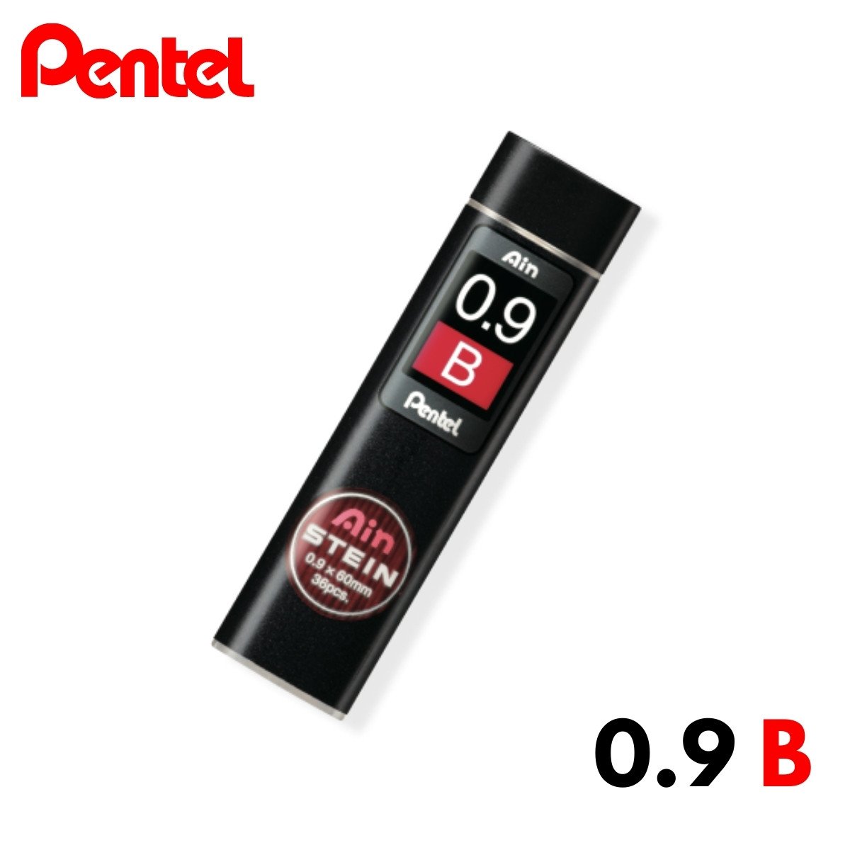 Pentel Ain Stein Kalem Ucu Hi-Polymer 0,9mm B 36 Adetlik Tüp