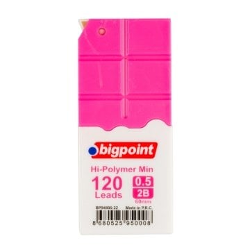 Bigpoint Kalem Ucu 0.5mm 2b 120'li Tüp Pembe