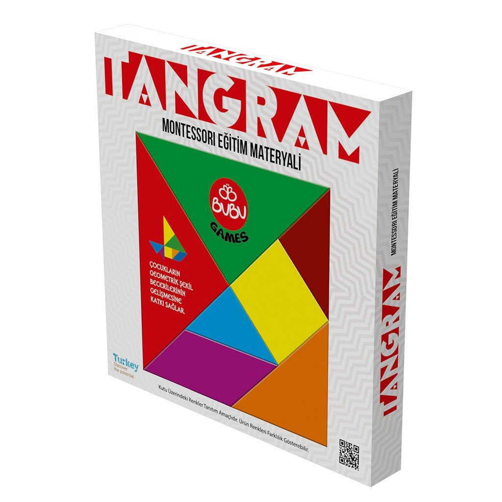 Bu-Bu Games Tangram Renkli 9x13,5 Cm