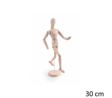 Art Design Ahşap Model Manken Erkek Figürü 30cm