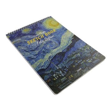 Van Gogh Eskiz Defteri A4 160gr 40yp Yıldızlı Gece