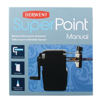 Derwent Super Point Manual Helical (Öğütücülü Kollu Masaüstü Kalemtraş Metal)