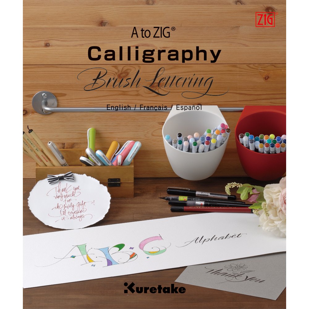 Zig A To Zig Calligraphy Brush Lettering Kaligrafi Eğitim Kıtapcığı
