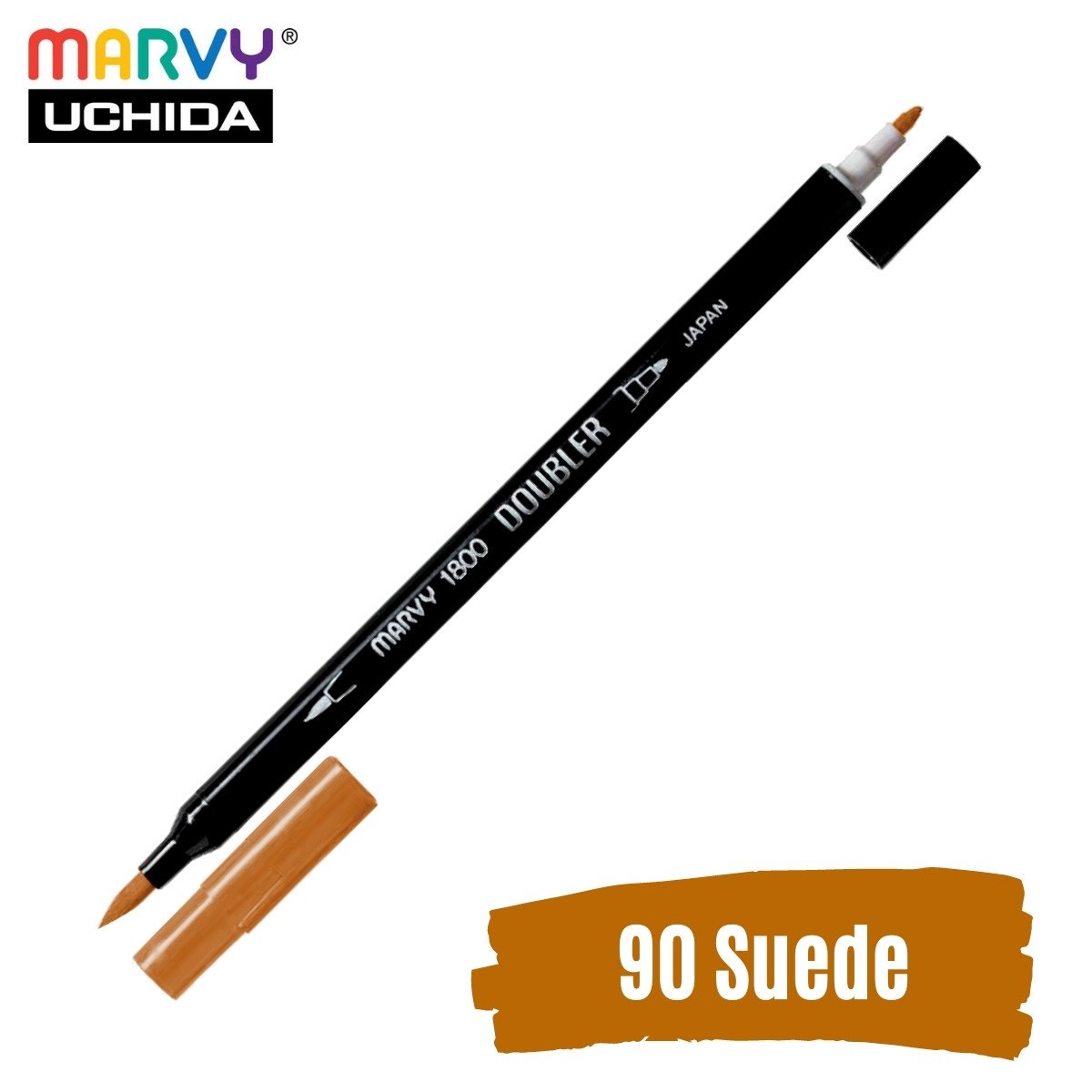Marvy Artist Brush Pen 1800 Çift Taraflı Firça Uçlu Kalem 90 Suede