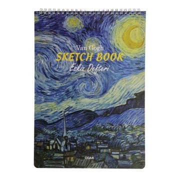 Van Gogh Eskiz Defteri A5 160gr 40yp Yıldızlı Gece