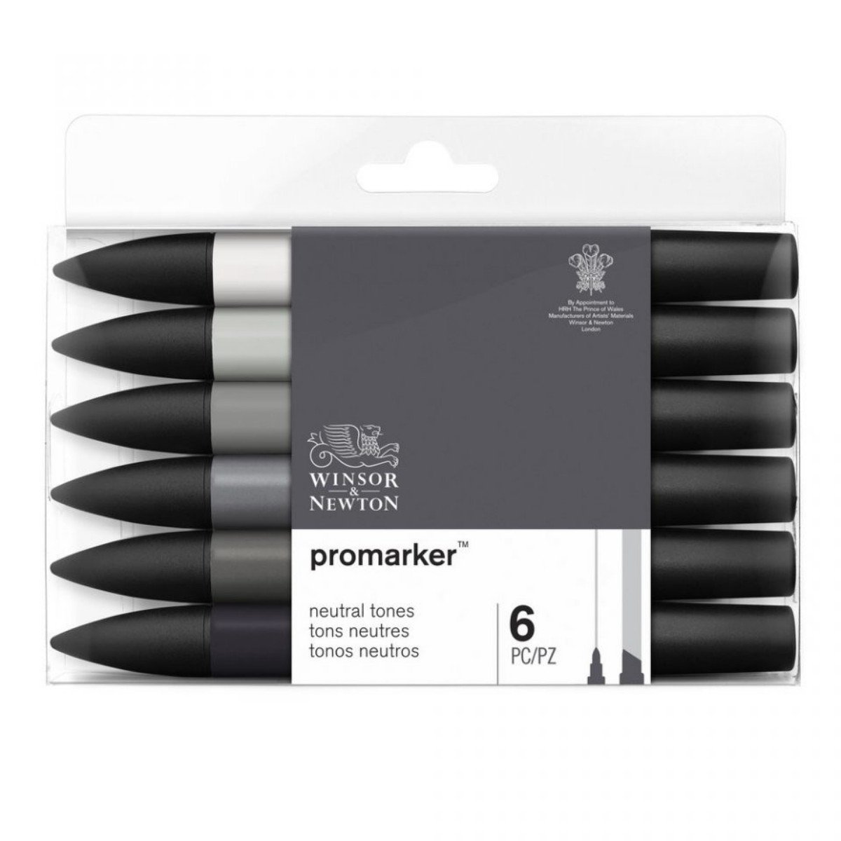 Winsor Newton Promarker Set Neutral Tones 6lı (Nötr Tonlar)