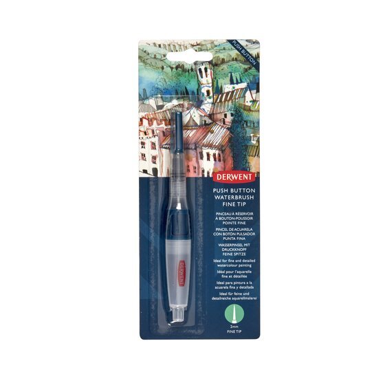 Derwent Push Button Waterbrush İnce Uç