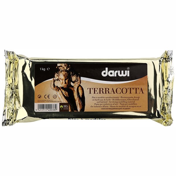 Darwi Seramik Hamuru Kırmızı Terracotta 1000gr