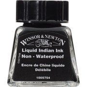 Winsor Newton Drawing Ink Çini Mürekkebi 14ml 754 Liquid Indian Ink