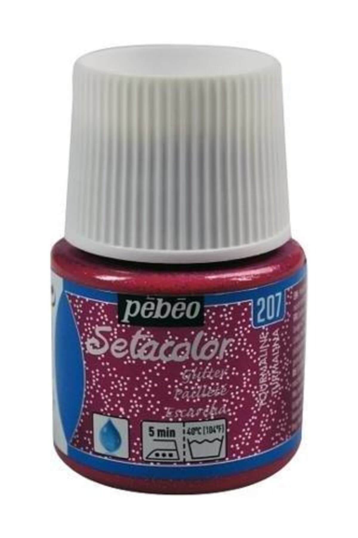 Pebeo Setacolor Glitter Kumaş Boyası 45ml 207 Tourmaline