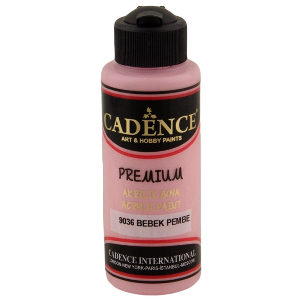 Cadence Premium Akrilik Boya 120ml 9036 Bebek Pembe