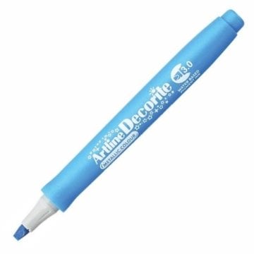 Artline Decorite Marker Kalem Düz Kesik Uç 3.0 Metallic Blue