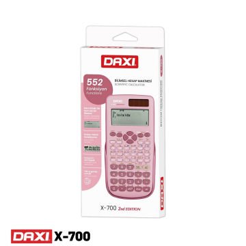 Daxi Hesap Makinesi Pink Edition 552 Bilimsel Fonksiyonlu X-700