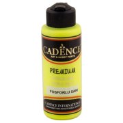 Cadence Premium Akrilik Boya 120ml Fosforlu Sarı