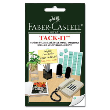 Faber Castell Tack-İt Hamur Yapıştırıcı 90 Adet Yeşil 187072