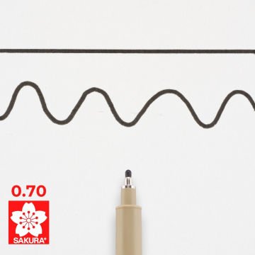 Sakura Pigma Micron Teknik Çizim Kalemi 12 0.7mm Siyah