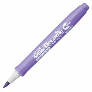 Artline Decorite Marker Kalem Fırça Uçlu Metallic Purple