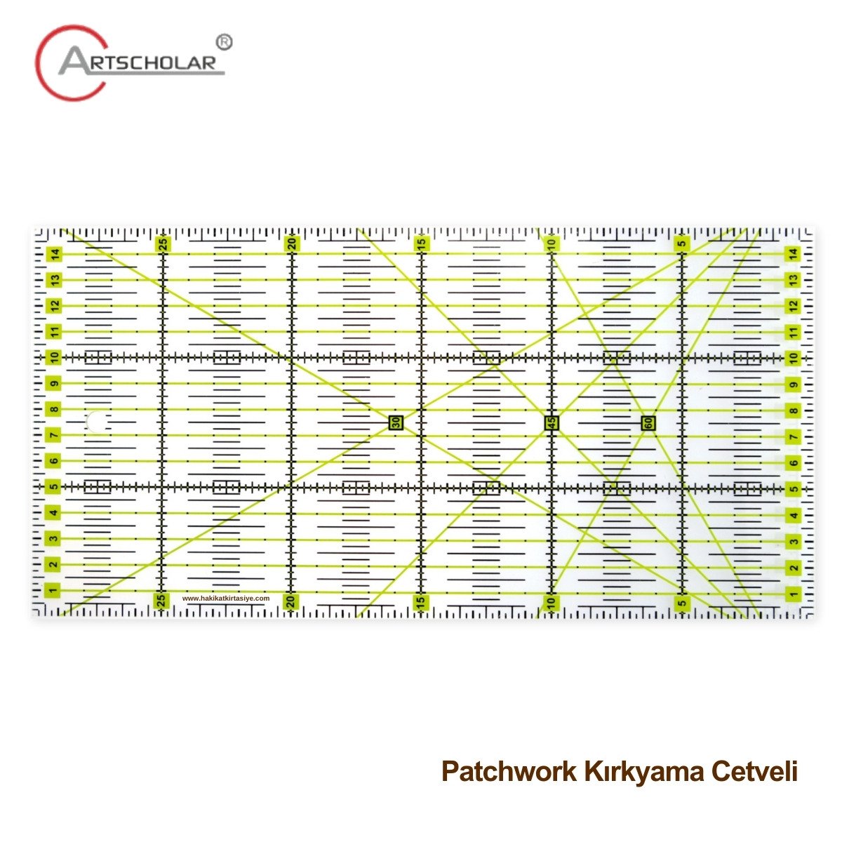 Artscholar Patchwork Kırkyama Cetveli 30cm