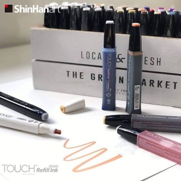 Shinhanart Touch Ink Alkol Bazlı Mürekkep 20ml P146 Mauve Shadow