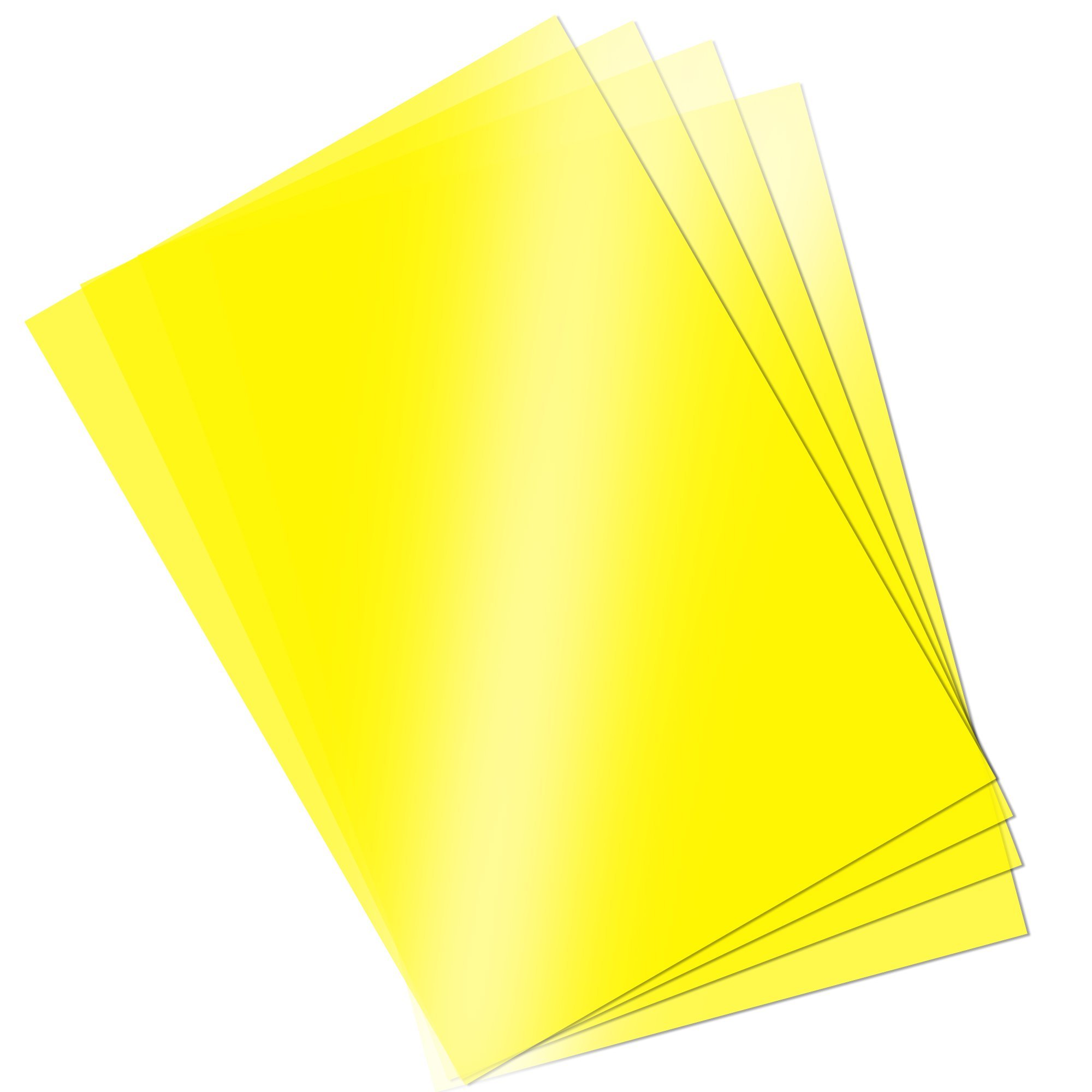 Asetat Kağıdı Şeffaf Sarı 250 Mikron A4 İnce 3lü
