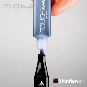 Shinhanart Touch Ink Alkol Bazlı Mürekkep 20ml WG0.5 Warm Grey