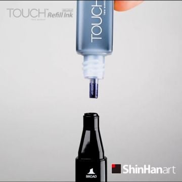 Shinhanart Touch Ink Alkol Bazlı Mürekkep 20ml CG2 Cool Grey