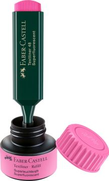 Faber Castell Fosforlu Kalem Mürekkebi 1549 25ml Pembe