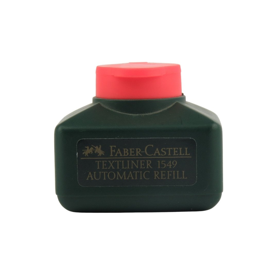 Faber Castell Fosforlu Kalem Mürekkebi 1549 30ml Kırmızı